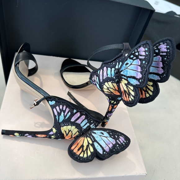 Sophia Webster Multi Color Butterfly heel - Picture 12 of 12